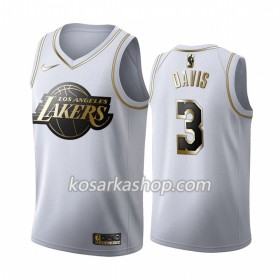 Dres Los Angeles Lakers Anthony Davis 3 Nike 2019-20 Bijela Golden Edition Swingman